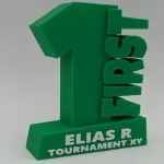 The Champion’s Crest: Customizable 3D Printed Trophy