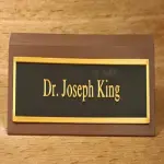 The Executive Edge: Customizable Classic Desk Name Plate