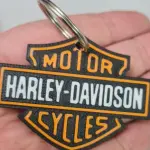 Classic Shield Harley Davidson Motorcycle Keychain