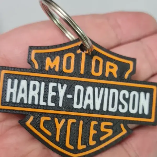 Classic Shield Harley Davidson Motorcycle Keychain