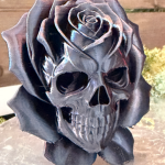 Skullwood Forest Rose – Gothic Skull Flower
