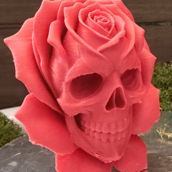Skullwood Forest Rose – Gothic Skull Flower