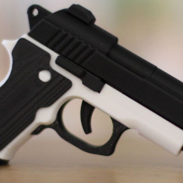 The Tactical Click: Slide-Action Fidget Keychain