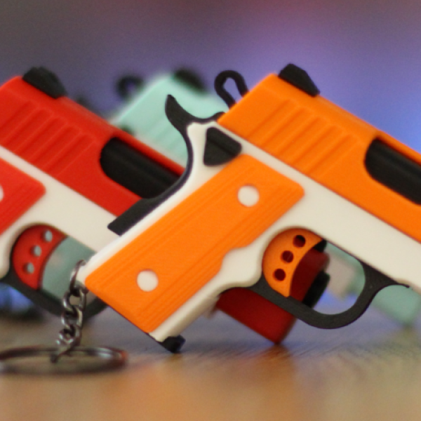 The Tactical Click: Slide-Action Fidget Keychain
