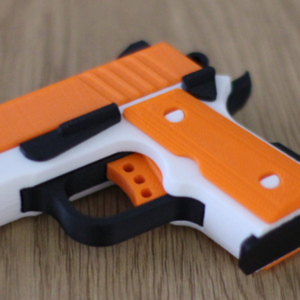 The Tactical Click: Slide-Action Fidget Keychain