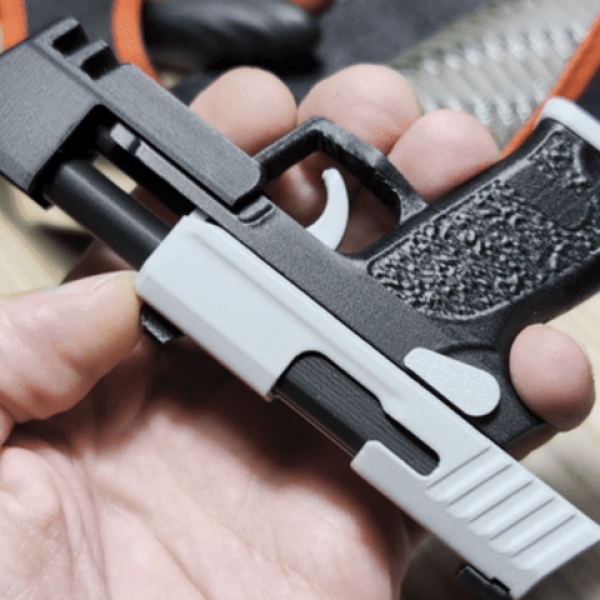 The Tactical Click: Slide-Action Fidget Keychain