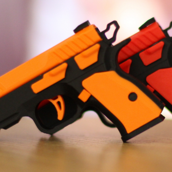 The Tactical Click: Slide-Action Fidget Keychain