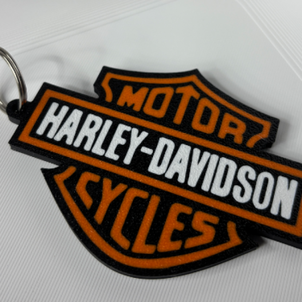 Classic Shield Harley Davidson Motorcycle Keychain