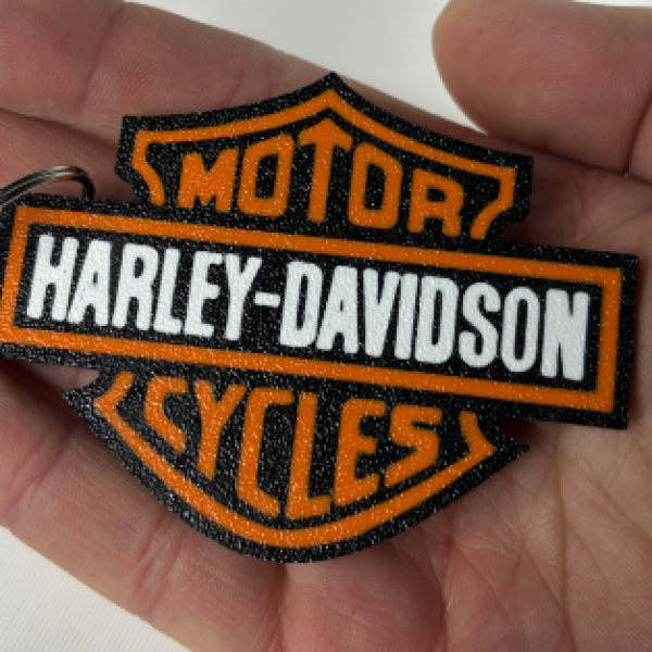 Classic Shield Harley Davidson Motorcycle Keychain