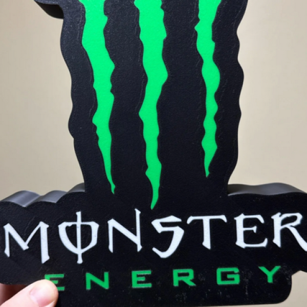 Unleash the Beast: Monster Energy LED Light Box