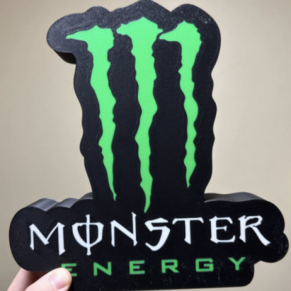 Unleash the Beast: Monster Energy LED Light Box