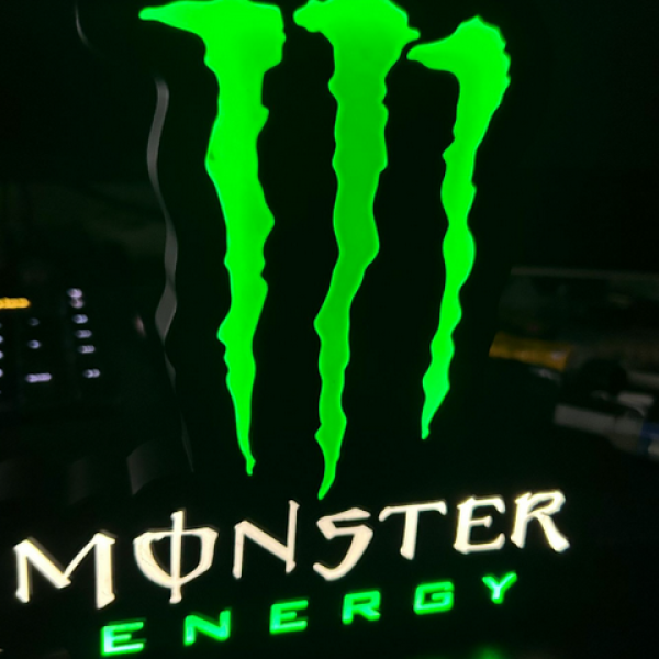 Unleash the Beast: Monster Energy LED Light Box
