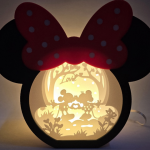 Magic in Every Glow: Minnie Mouse LED Lightbox