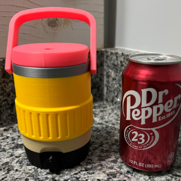 Mini Water Cooler 12oz Can Holder