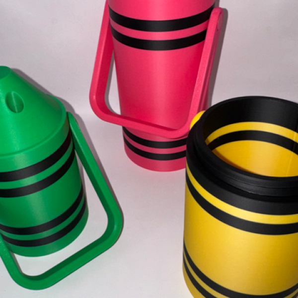 Crayon Can Cooler – Novelty Crayola-Style Drink Coozie