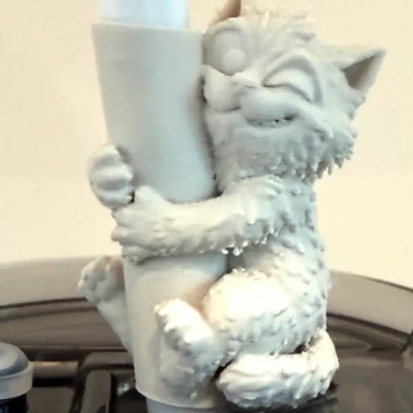 Hugger Cat Straw Topper Buddy