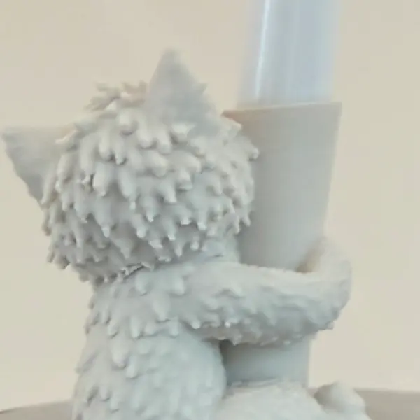 Hugger Cat Straw Topper Buddy