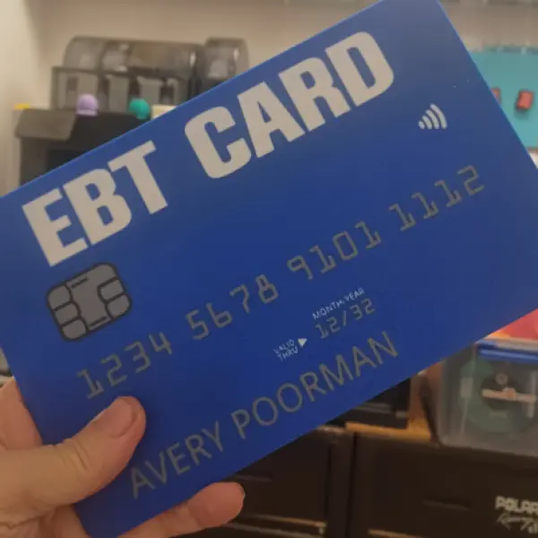 Prank Giant EBT Tap to Pay Card