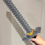 Life-Size Minecraft Movie Sword