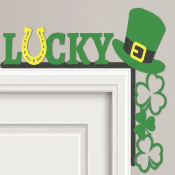 Lucky St. Patrick’s Day Door Corner Topper
