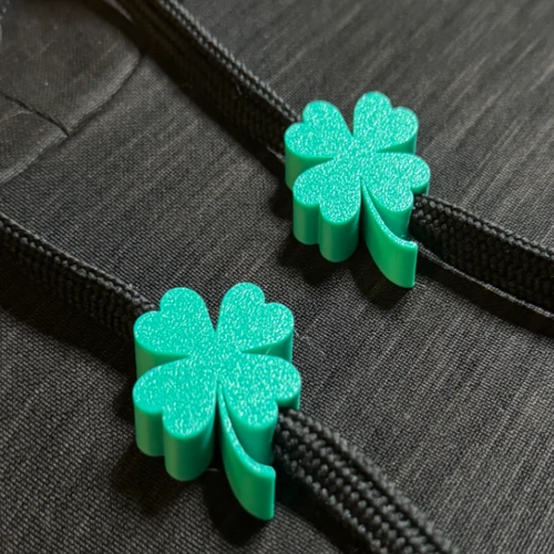 St. Patrick’s Shamrock Clover Drawstring Beads