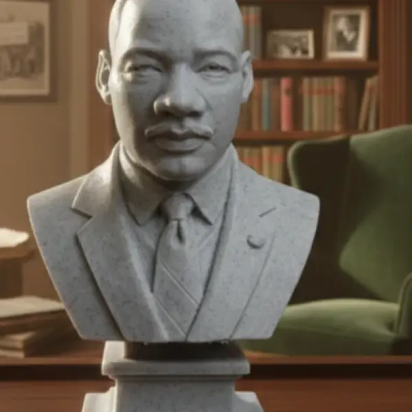 Martin Luther King Jr. Bust – Inspirational Tribute Sculpture