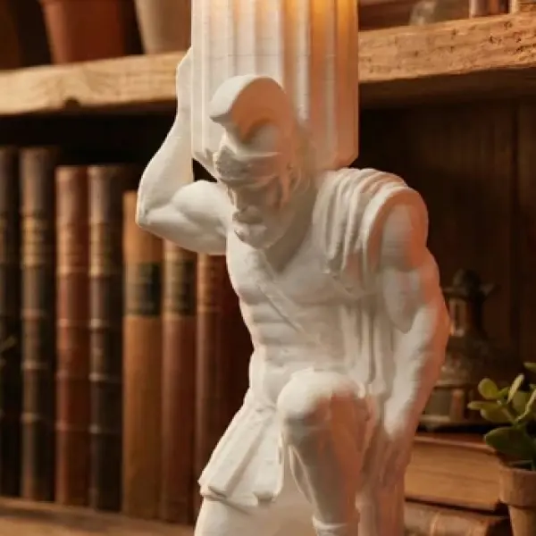 Greek Hero Tea Light Holder