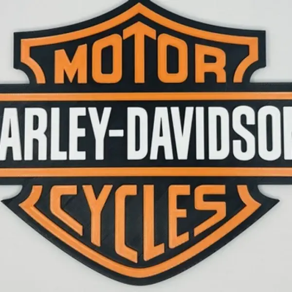 Harley Davidson Logo Wall Art