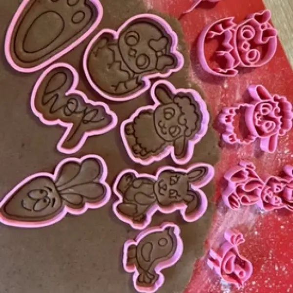 Easter cookie cutter set