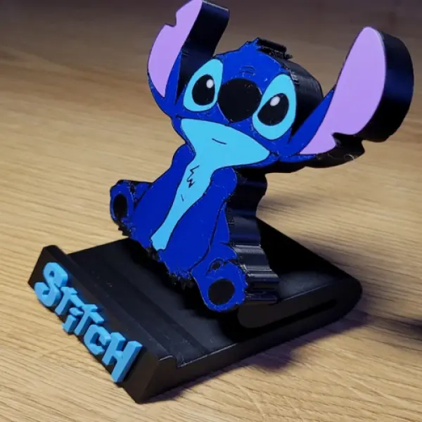 Stitch Inspired Phone Stand