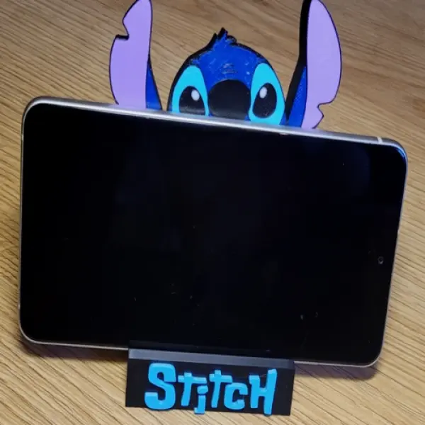 Stitch Inspired Phone Stand