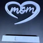 The Forever Heart: 3D Printed Keepsake Mom Display