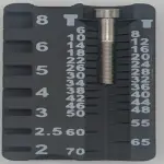 Precision Metric Screw & Bolt Gauge