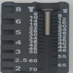 Precision Metric Screw & Bolt Gauge