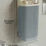 Fluted Wall-Mounted Bathroom Caddy