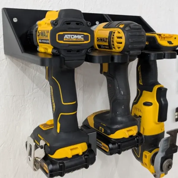 Pro-Series Modular Power Tool & Drill Holder – Heavy-Duty Wall Mount
