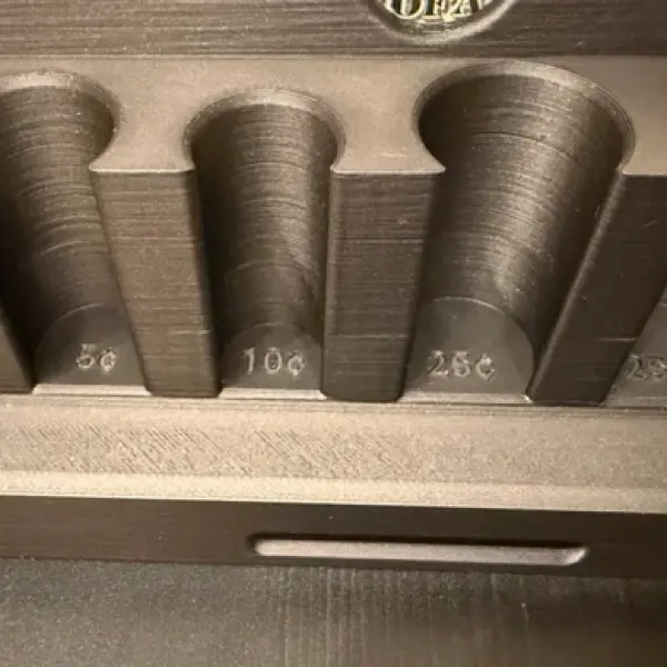Velocity Cash & Change Organizer – Compact 3D-Printed US Currency Box