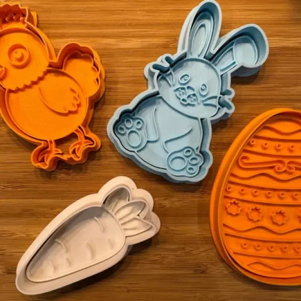 Springtime Baker’s Bundle – 4-Piece Easter Cookie Cutter Set