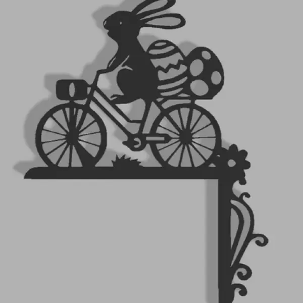 Hidden Hoppers: 3D Printed Easter Bunny Door Corner Art
