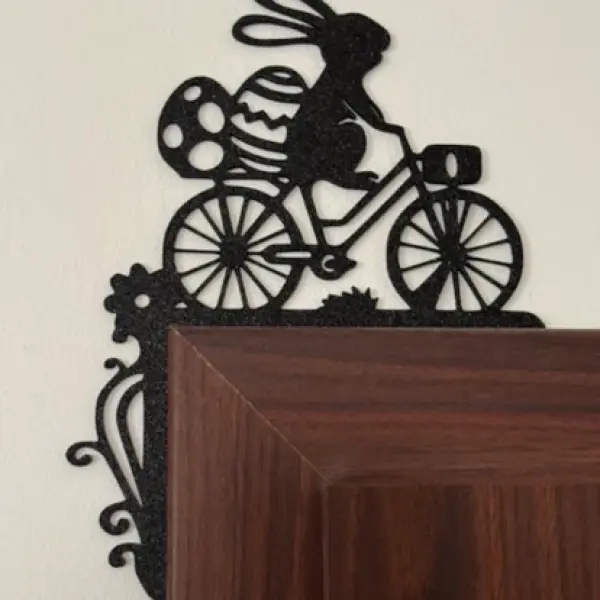 Hidden Hoppers: 3D Printed Easter Bunny Door Corner Art