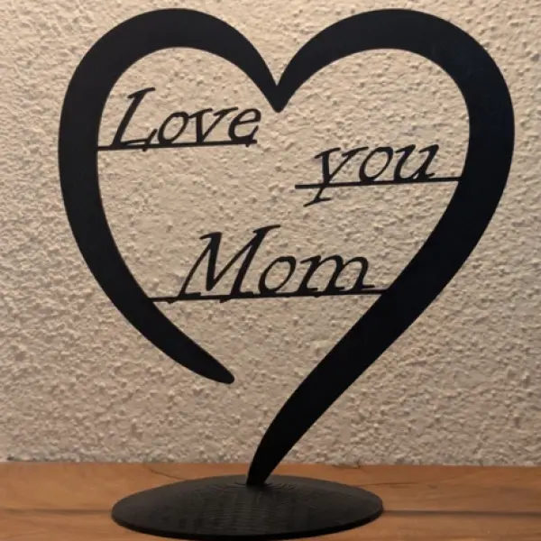 Eternal Bloom: "I Love You Mom" Infinite Heart