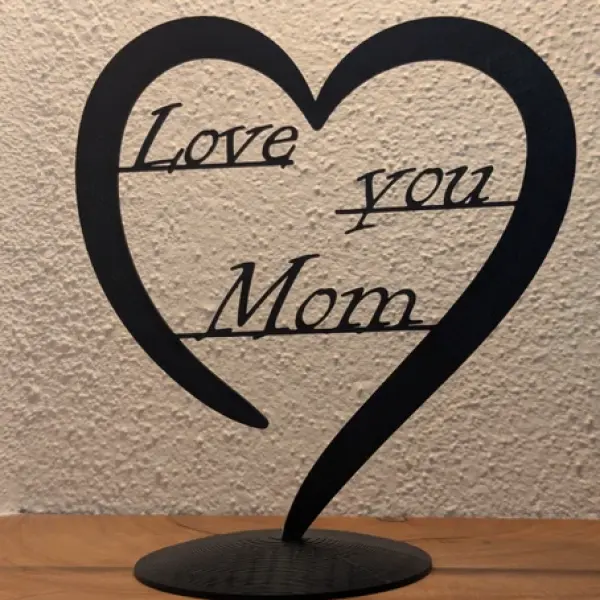 Eternal Bloom: "I Love You Mom" Infinite Heart