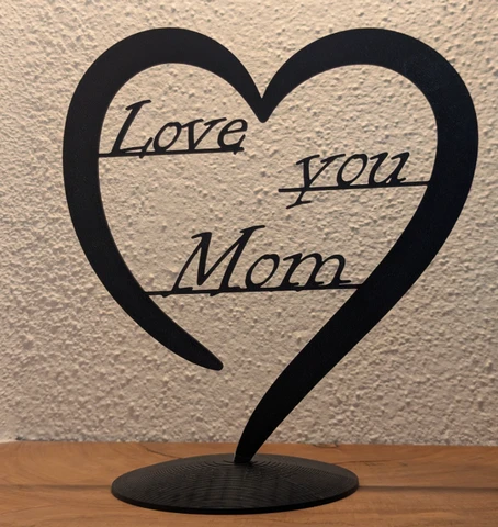 Eternal Bloom: "I Love You Mom" Infinite Heart