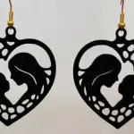 Infinite Love: Filigree Heart Earrings