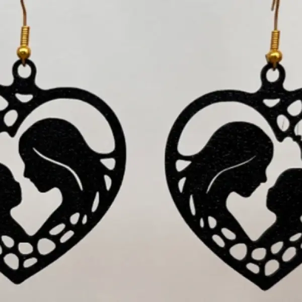 Infinite Love: Filigree Heart Earrings