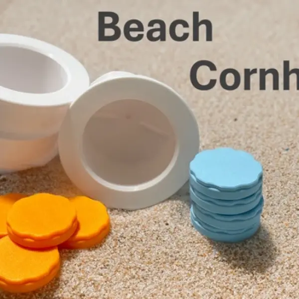 The Portable Beach Edition Cornhole Set