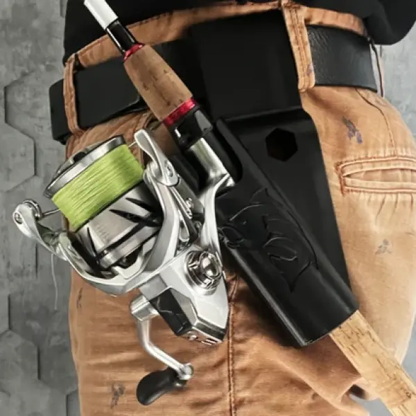 Heavy-Duty Fishing Rod Holder Belt Clip