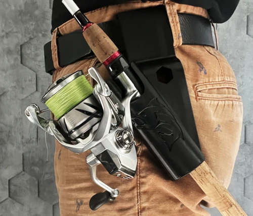 Heavy-Duty Fishing Rod Holder Belt Clip