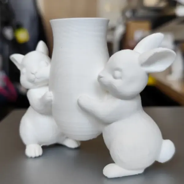 Hopping Blooms: Easter Bunny Vase