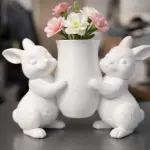 Hopping Blooms: Easter Bunny Vase